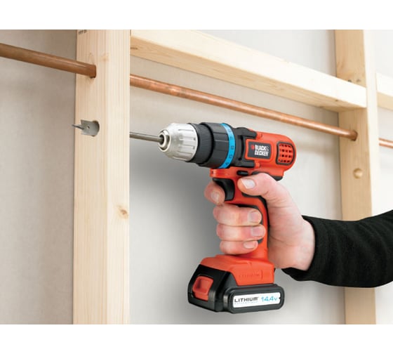 Аккумуляторная дрель-шуруповерт Black+Decker EGBL14K
