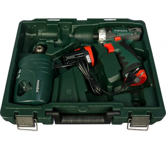 Аккумуляторная дрель Metabo PowerMaxx BS Basic Set с набором оснастки 600080880