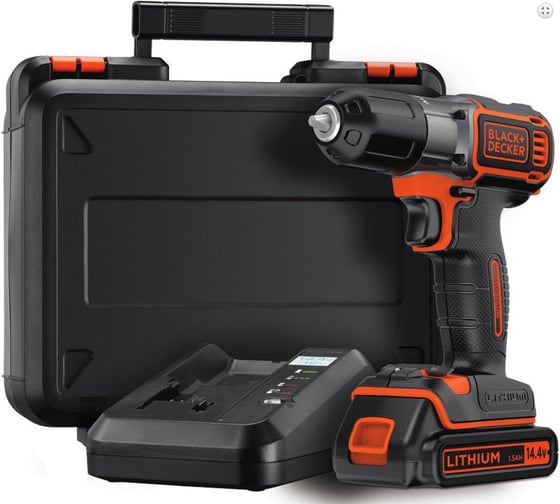 Аккумуляторная дрель-шуруповерт Black+Decker ASD14K