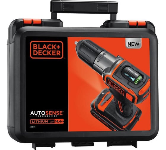 Аккумуляторная дрель-шуруповерт Black+Decker ASD14K