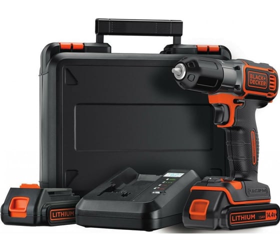 Аккумуляторная дрель-шуруповерт Black+Decker ASD14KB