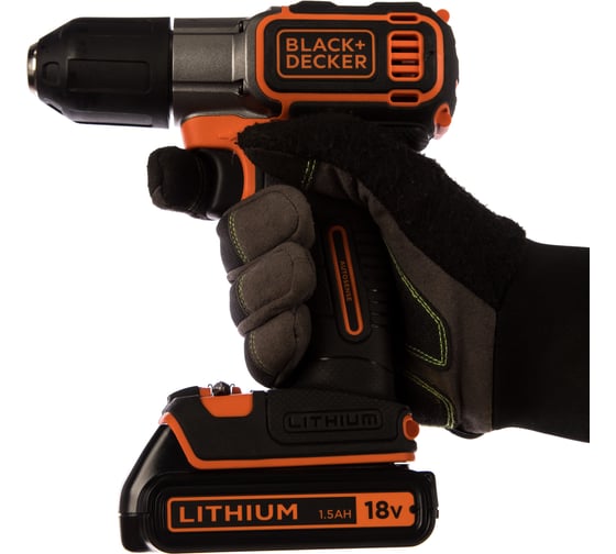 Аккумуляторная дрель-шуруповерт Black+Decker ASD18KB