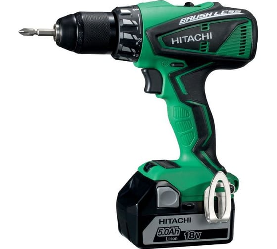 Аккумуляторный шуруповерт Hitachi DS18DBEL-RJ 1