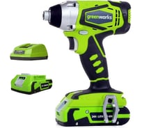 Аккумуляторная импульсная отвертка Greenworks G24IDK2 32047a