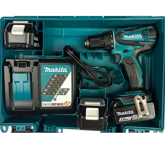 Аккумуляторная дрель-шуруповерт Makita LXT DDF456RFE3