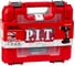 Аккумуляторная бесщеточная дрель P.I.T. 20 В, 2 Li акк. 1.5 Ач, 40 Нм, ударн, фикс. шпинделя, кейс PSR18-D4 6