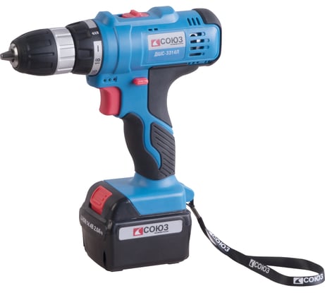 Аккумуляторная дрель-шуруповерт СОЮЗ ДШС-3314Л