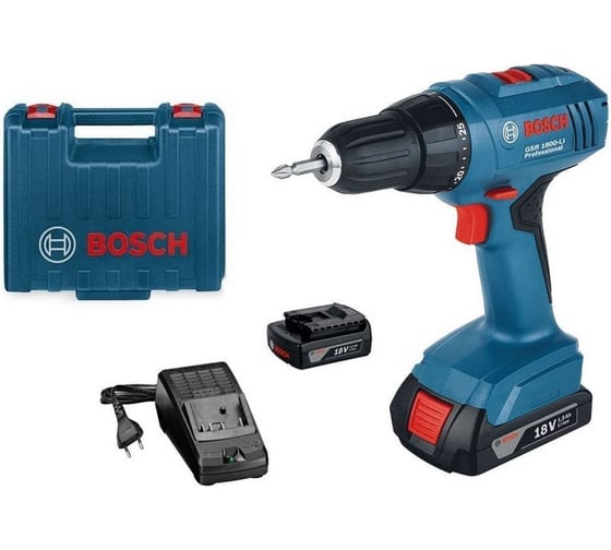Аккумуляторная дрель-шуруповёрт Bosch GSR 1800-Li Professional 0.601.9A8.307
