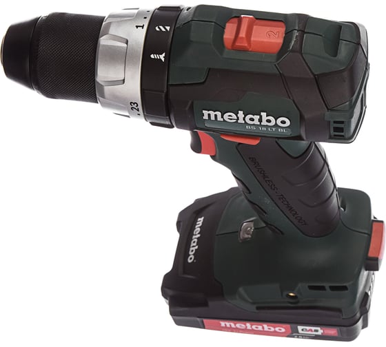 Аккумуляторная дрель-шуруповерт Metabo BS 18 LT BL 2x2.0 Ач 602325550