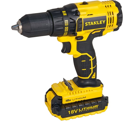 Аккумуляторная дрель-шуруповерт Stanley SCD20C2K