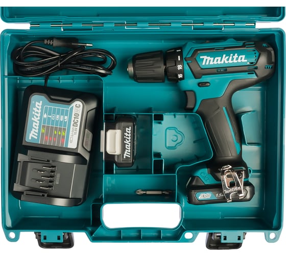 Аккумуляторная дрель-шуруповерт Makita CXT DF331DWYE