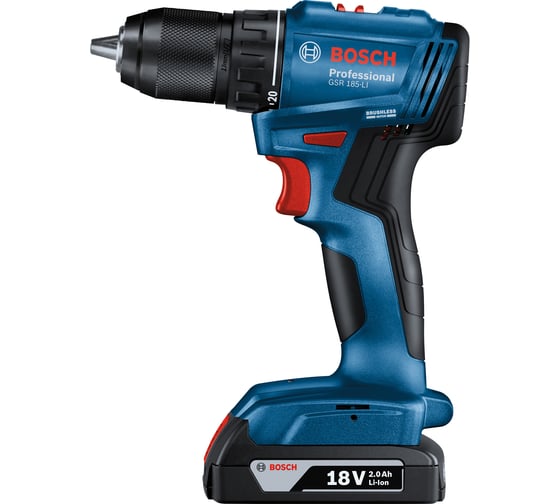 Аккумуляторная дрель-шуруповерт Bosch GSR 185-LI 2 Акб 06019K3000