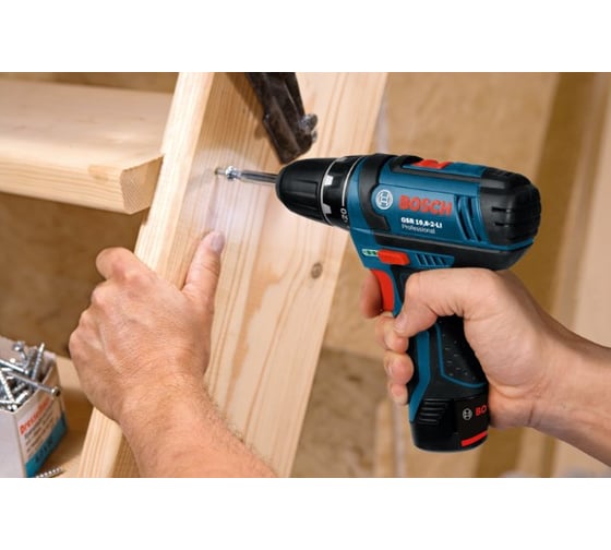 Аккумуляторная дрель-шуруповерт Bosch GSR 12V-15 в кейсе 0.601.868.122