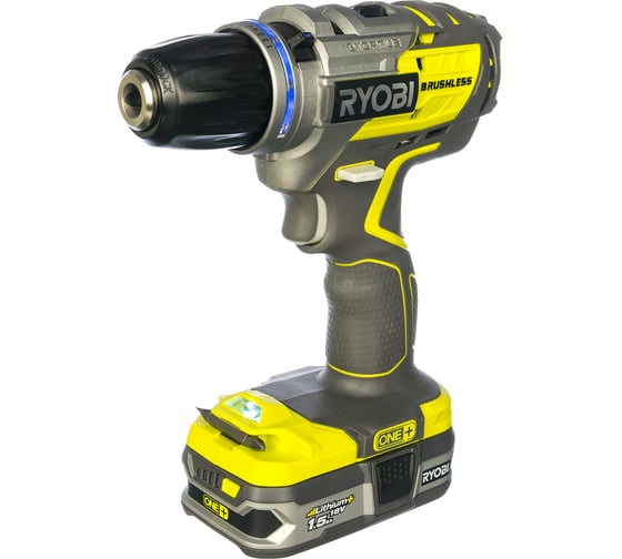 Бесщеточная дрель-шуруповерт Ryobi ONE+ R18DDBL-LL15S 5133002532