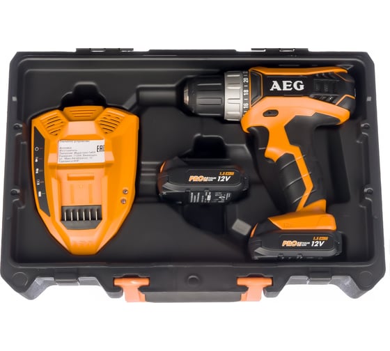 Аккумуляторная дрель-шуруповерт AEG BS12G3LI-152C 4935451090