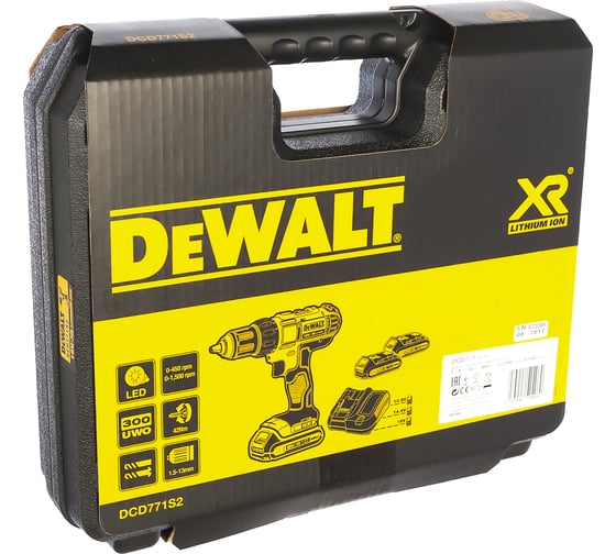Дрель-шуруповерт Dewalt DCD771S2