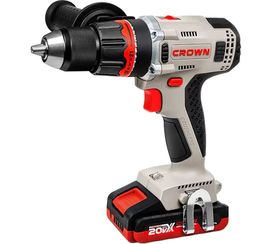 Аккумуляторный шуруповерт CROWN BL CT21090HMX-2 BMC