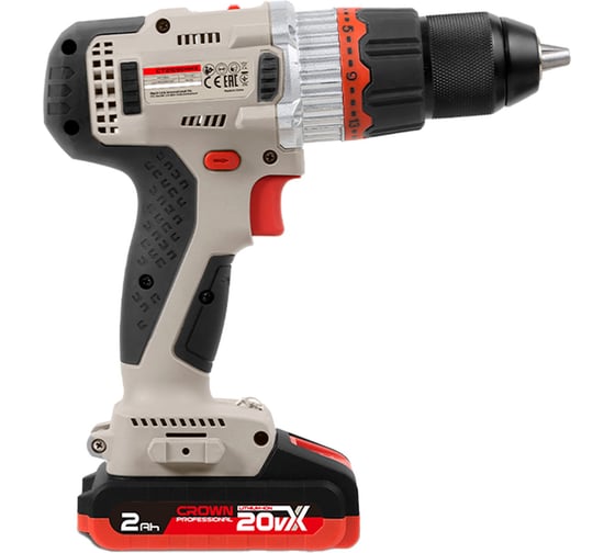 Аккумуляторный шуруповерт CROWN BL CT21090HMX-2 BMC