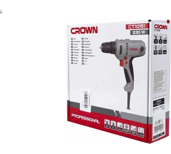Сетевой шуруповерт CROWN CT-10151