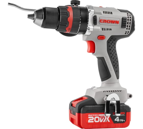 Аккумуляторный ударный шуруповерт Crown bl CT21093HMX-4 BMC