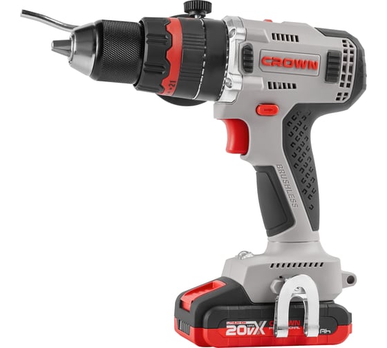 Аккумуляторный ударный шуруповерт Crown bl CT21093HMX-2 BMC