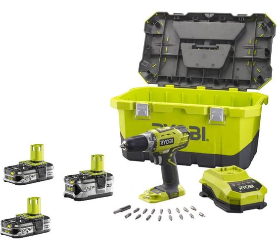 Дрель-шуруповерт Ryobi ONE+ RCD1802-LLL99T 5133002782