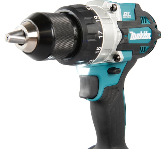 Ударная аккумуляторная дрель-шуруповерт Makita LXT BL 18 В, 13 мм, 125/65 Нм, 2x5.0 Ач, ЗУ, Makpac DHP486RTJ