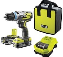 Бесщеточная ударная дрель-шуруповерт Ryobi ONE+ R18PDBL-LL25S 5133002441