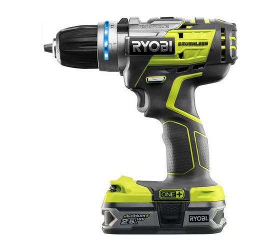Бесщеточная ударная дрель-шуруповерт Ryobi ONE+ R18PDBL-LL25S 5133002441