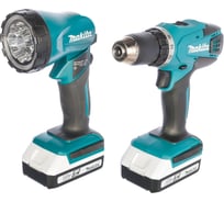 Аккумуляторная дрель-шуруповерт Makita DF457DWLE