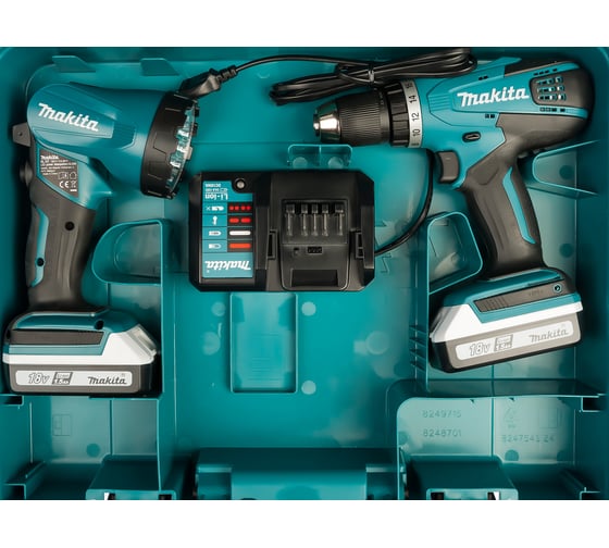 Аккумуляторная дрель-шуруповерт Makita DF457DWLE