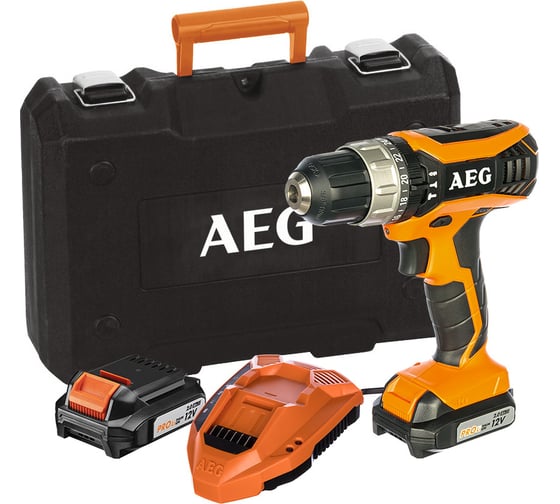Аккумуляторная ударная дрель-шуруповерт AEG BSB 12G3 Li-202C 4935451531
