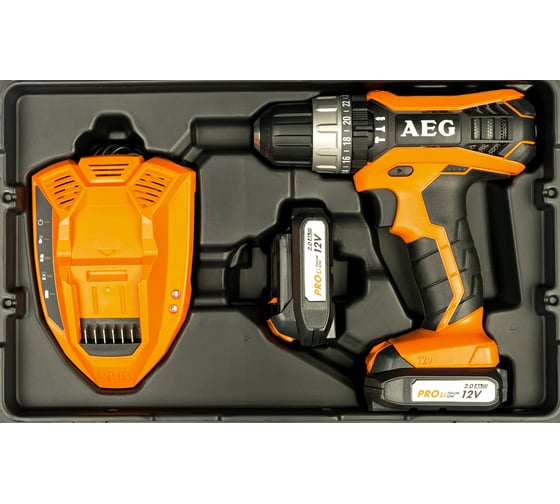 Аккумуляторная ударная дрель-шуруповерт AEG BSB 12G3 Li-202C 4935451531