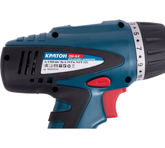 Аккумуляторная дрель-шуруповерт Кратон CDH-14-K 3 11 01 039