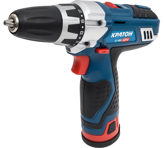 Аккумуляторная дрель-шуруповерт Кратон CDL-12-2-H 3 11 01 052