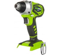 Аккумуляторный ударный шуруповерт Greenworks G24ID