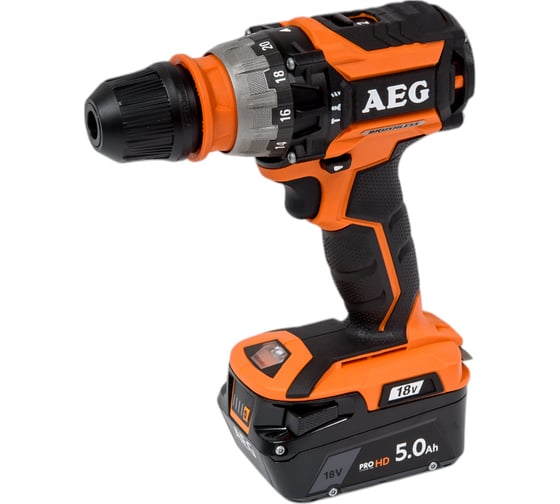 Бесщеточная аккумуляторная дрель-шуруповерт AEG BSB18CBLLI502C 4935459396