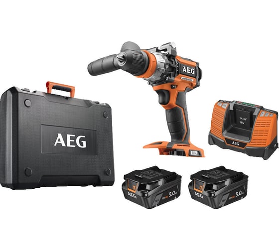 Бесщеточная аккумуляторная дрель-шуруповерт AEG BSB18CBLLI502C 4935459396