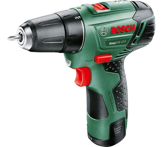 Аккумуляторная дрель-шуруповерт Bosch EasyDrill 12-2 0.603.972.90V