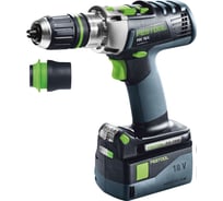 Ударная аккумуляторная дрель-шуруповерт FESTOOL PDC 18/4 Li 5.2-Plus-SCA 574918