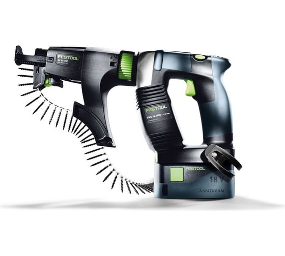 Аккумуляторный шуруповерт для гипсокартонных плит Festool DWC 18-4500 Li Basic 574747