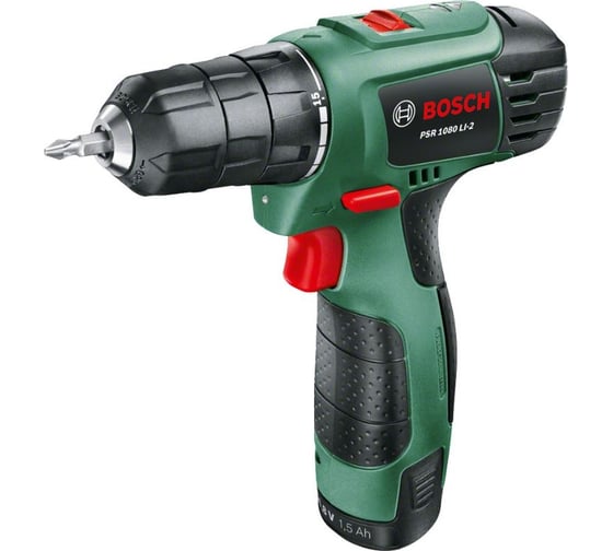 Аккумуляторная дрель-шуруповерт Bosch PSR 1080 LI-2 0.603.9A2.100 1