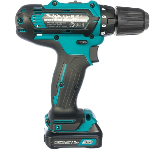 Аккумуляторная дрель-шуруповерт Makita CXT DF331DWYE4