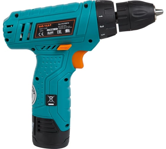Аккумуляторная дрель-шуруповерт Bort BAB-10.8-P 91270016