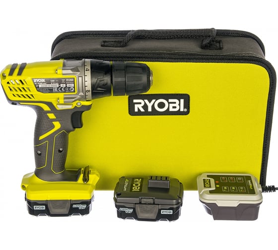 Дрель-шуруповерт Ryobi R12SD-LL13S 5133002323 1