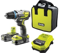 Бесщеточная дрель-шуруповерт Ryobi ONE+ R18DDBL-LL25S 5133002440