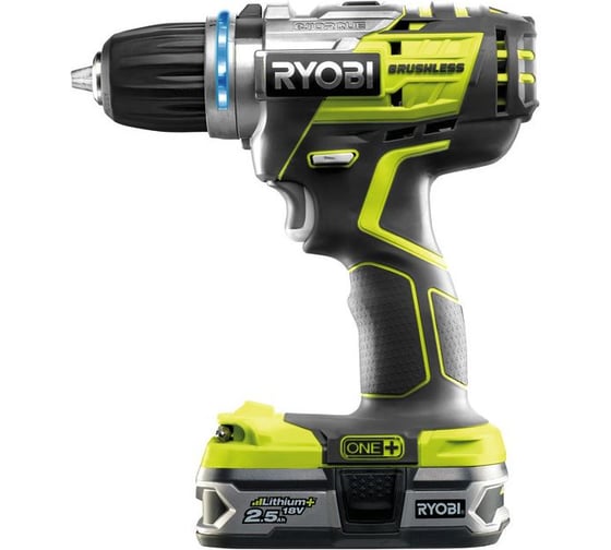 Бесщеточная дрель-шуруповерт Ryobi ONE+ R18DDBL-LL25S 5133002440