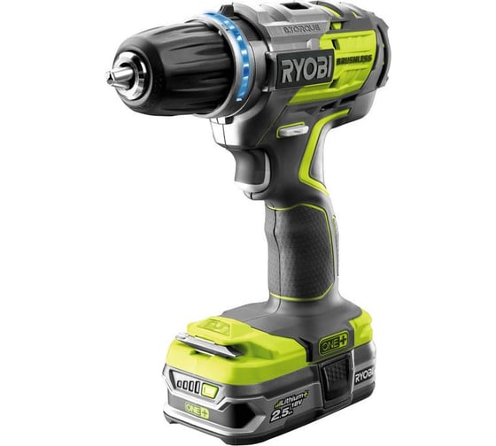 Бесщеточная дрель-шуруповерт Ryobi ONE+ R18DDBL-LL25S 5133002440
