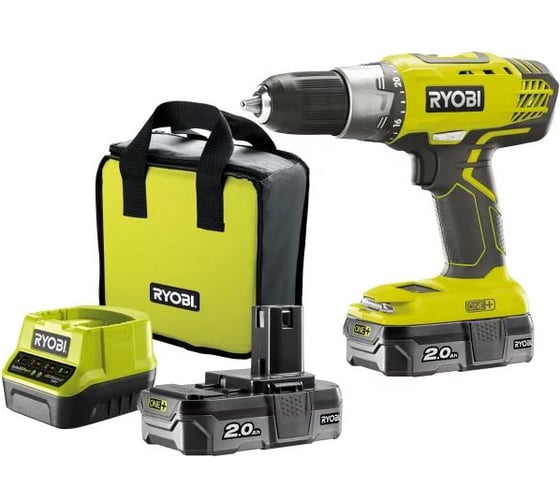 Дрель-шуруповерт Ryobi ONE+ R18DDP2-220S 5133003376