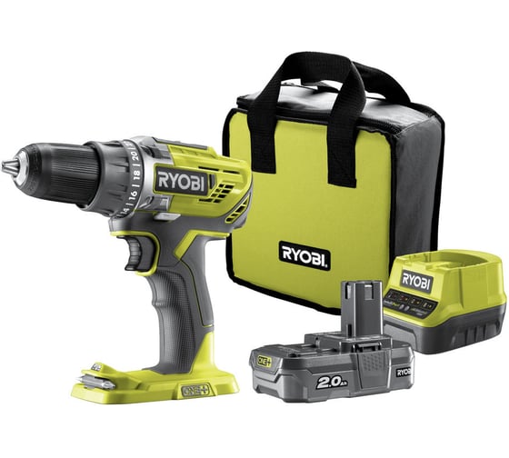 Компактная дрель-шуруповерт Ryobi ONE+ R18DD3-120S 5133003347